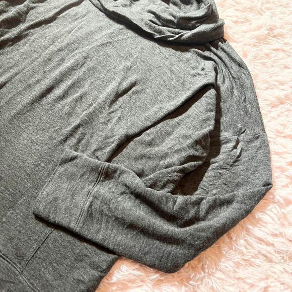 Yogalicious Oversized Cozy Soft Lightweight Yoga Studio Gym Cowl Neck Sweater - Picture 2 of 5